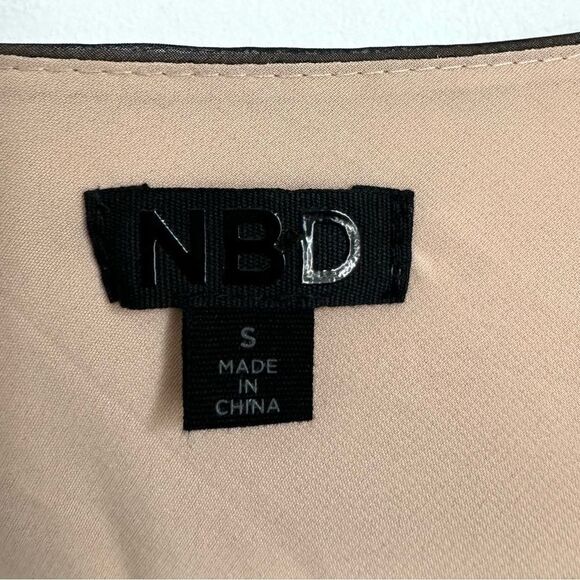 NBD x Revolve Galla gown in  Black and Nude - Picture 7 of 9